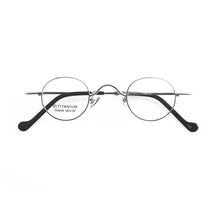 Load image into Gallery viewer, Titanium Glasses Super Small Oval Full Rim Eyeglass Frames Men Women Optical Prescription Lightweight Earwear