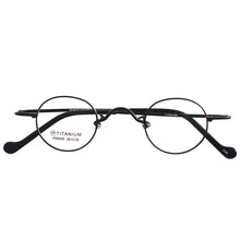 Load image into Gallery viewer, Titanium Glasses Super Small Oval Full Rim Eyeglass Frames Men Women Optical Prescription Lightweight Earwear