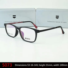 Load image into Gallery viewer, Titanium glasses frames Ultra Light Square Spectacle women TR90 Eyeglasses  Optical Prescription Glasses Frame Men 5070