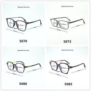 Titanium glasses frames Ultra Light Square Spectacle women TR90 Eyeglasses  Optical Prescription Glasses Frame Men 5070