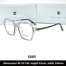 Load image into Gallery viewer, Titanium glasses frames Ultra Light Square Spectacle women TR90 Eyeglasses  Optical Prescription Glasses Frame Men 5070