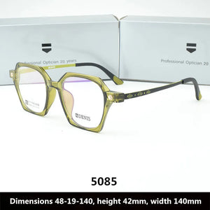 Montature per occhiali in titanio Ultra Light Square Spectacle donna TR90 Occhiali da vista Occhiali da vista ottici Montatura da uomo 5070