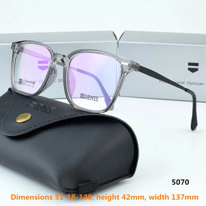 Titanium glasses frames Ultra Light Square Spectacle women TR90 Eyeglasses  Optical Prescription Glasses Frame Men 5070