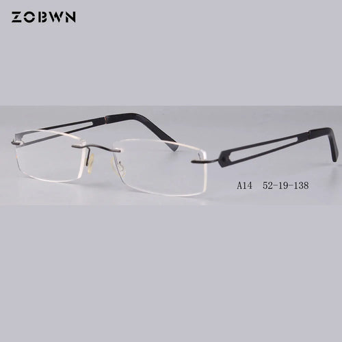 Titanium rimless frames   Eyeglasses 안경테 Glasses Women Eyewear armacao oculos de grau marcas oculos de grau feminino