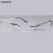 Load image into Gallery viewer, Titanium rimless frames   Eyeglasses 안경테 Glasses Women Eyewear armacao oculos de grau marcas oculos de grau feminino