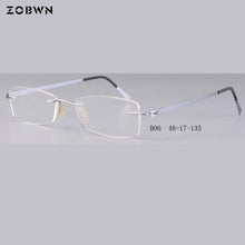 Load image into Gallery viewer, Titanium rimless frames   Eyeglasses 안경테 Glasses Women Eyewear armacao oculos de grau marcas oculos de grau feminino