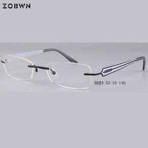 Montature senza montatura in titanio Occhiali da vista 안경테 Occhiali Donna Occhiali armacao oculos de grau marcas oculos de grau feminino