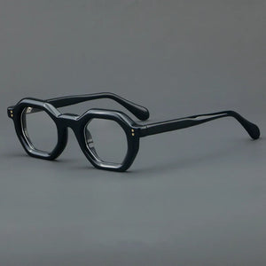 Handmade Acetate Eyeglasses Frame Retro Men Optical Eyewear Prescription Vintage Glasses Women Spectacle