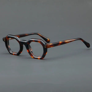 Handmade Acetate Eyeglasses Frame Retro Men Optical Eyewear Prescription Vintage Glasses Women Spectacle