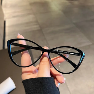 Transparent Computer Glasses Frame Women Anti Blue Light Round Eyewear Blocking Glasses Optical Spectacle Eyeglass glasses