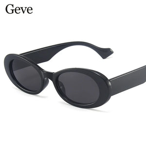 Trendy Retro Oval Sunglasses Women New Unisex Small Frame Shades Eyewear UV400 Vintage Travel Sun Glasses oculos de sol