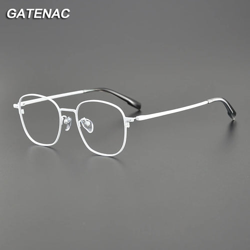 Ultra Light Vintage Pure Titanium Eyeglasses Frame Men Japan Retro Prescription Myopia Glasses Frame Women   Brand Eyewear