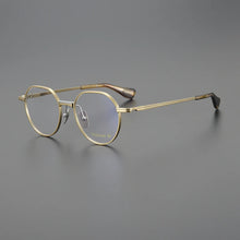 Load image into Gallery viewer, Ultralight Pure Titanium Glasses Frame Women Men Round Myopia Eyeglasses Optical Spectacle Reading Computer Eyewear Gafa