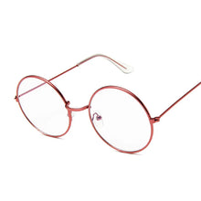 Load image into Gallery viewer, Vintage Round Glasses Clear Lens  Gold Round Metal Frame Glasses Optical Men Women Eyeglass Frame Fake Glasses