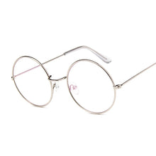 Load image into Gallery viewer, Vintage Round Glasses Clear Lens  Gold Round Metal Frame Glasses Optical Men Women Eyeglass Frame Fake Glasses