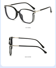 Load image into Gallery viewer, Vintage Square Metal Glitter Frame Reading Glasses Women Optical Eyewear Anti-blue Light Presbyopia Eyeglasses