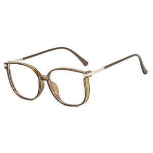 Vintage Square Metal Glitter Frame Reading Glasses Women Optical Eyewear Anti-blue Light Presbyopia Eyeglasses