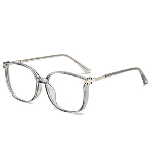 Vintage Square Metal Glitter Frame Reading Glasses Women Optical Eyewear Anti-blue Light Presbyopia Eyeglasses