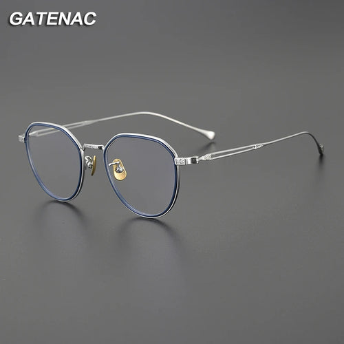 Vintage Ultra Light Pure Titanium Eyeglasses Frame Men Prescription Myopia Glasses Frame Women Japan Retro   Brand Eyewear