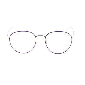 Width-140 Women Titanium Eyeglasses Frames Eyewear Men ultra light retro  thin Whole Temple optical prescription Glasses