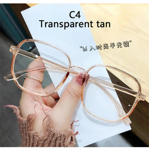 Women Men Vintage Retro Metal Frames Clear Lens Glasses Eyewear Big Round Circle Glasses