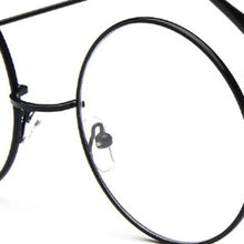 Load image into Gallery viewer, Women Men Vintage Retro Metal Frames Clear Lens Glasses Eyewear Big Round Circle Glasses