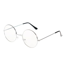 Carica l&#39;immagine nel visualizzatore di Gallery, Women Men Vintage Retro Metal Frames Clear Lens Glasses Eyewear Big Round Circle Glasses