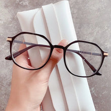 Carica l&#39;immagine nel visualizzatore di Gallery, Women Reading Glasses Polygon Frame Transparent Glasses Ladies Retro Anti Fatigue Farsighted Eyewear +1.0 +1.5 +2.0 +2.5 To +4.0