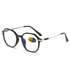 Women Reading Glasses Polygon Frame Transparent Glasses Ladies Retro Anti Fatigue Farsighted Eyewear +1.0 +1.5 +2.0 +2.5 To +4.0