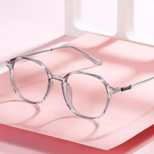 Load image into Gallery viewer, Women Reading Glasses Polygon Frame Transparent Glasses Ladies Retro Anti Fatigue Farsighted Eyewear +1.0 +1.5 +2.0 +2.5 To +4.0