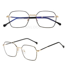 Load image into Gallery viewer, Women&#39;s Anti Blue Ray Computer Glasses Men Blue Light Protective Blocking Eyeglasses Metal Polygon Optical Spectacle Frame UV400