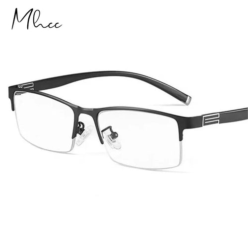 anti blue light glasses men Business Half-frame  Myopia Glasses The Finished Product Anteojos Miopes Office -50 To -600