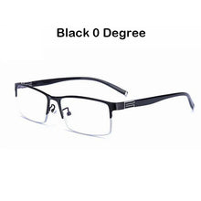 Carica l&#39;immagine nel visualizzatore di Gallery, anti blue light glasses men Business Half-frame  Myopia Glasses The Finished Product Anteojos Miopes Office -50 To -600