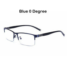 Carica l&#39;immagine nel visualizzatore di Gallery, anti blue light glasses men Business Half-frame  Myopia Glasses The Finished Product Anteojos Miopes Office -50 To -600