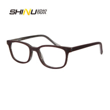 Load image into Gallery viewer, imitationwood optical glasses frame  women men eyeglasses frame   spc glasses Oculos Femininos Gafas ZF115