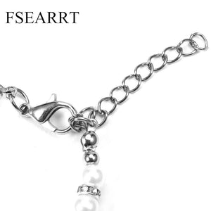 2017 New Fashion Original selling South Korean fashion classic crown pendant child pearl necklac X23