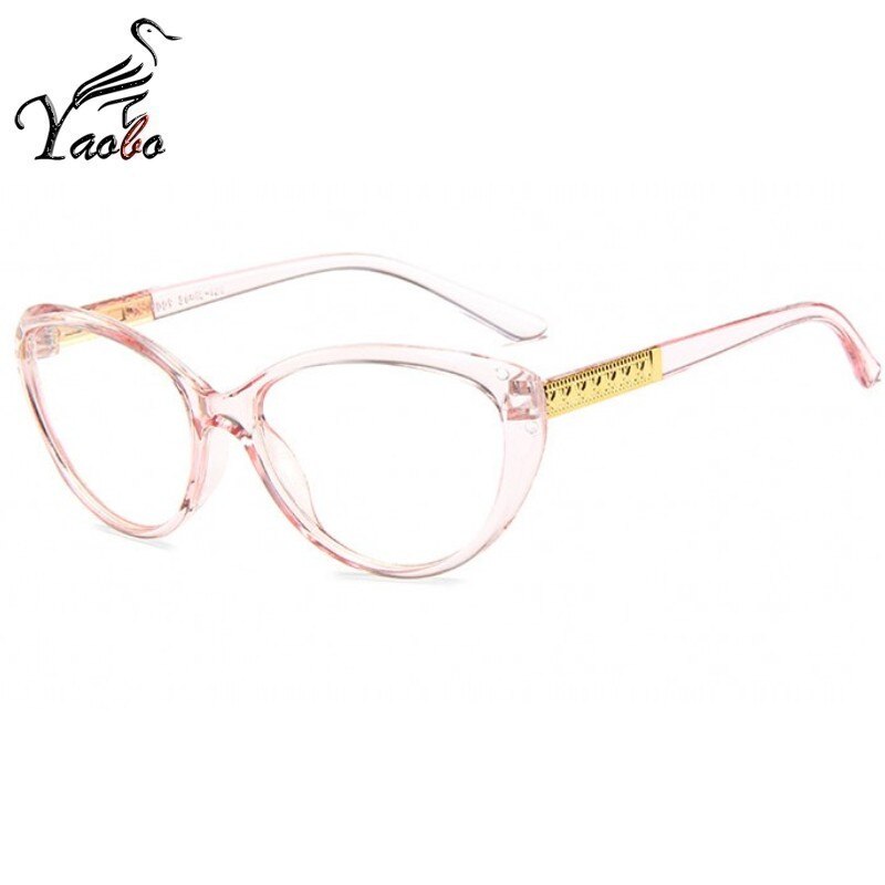 NYWOOH Sexy Cat Eye Glasses Frames Women Brand Designer Transparent Op –  Cinily