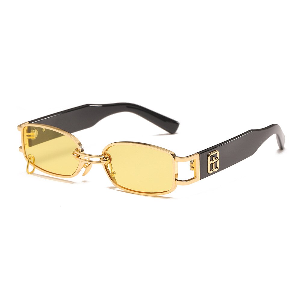 Flat Top Sunglasses Men Women Brand Designer Square Shades Gradient Mirror  2023 | eBay