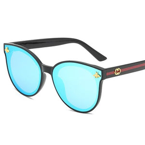 2023  bee for women Sunglasses Men Square Brand Design Sun Glasses Oculos Retro male iron