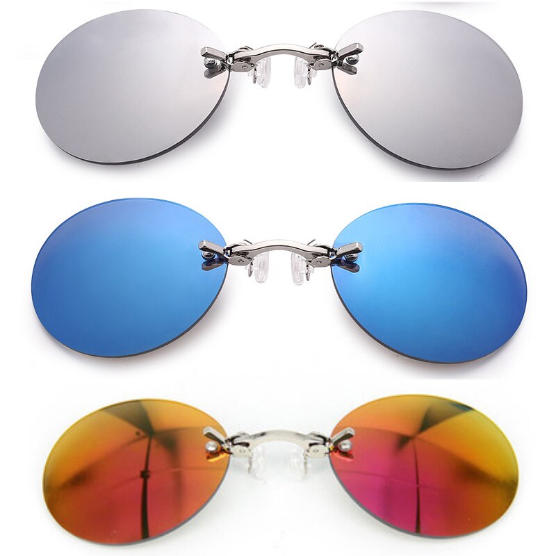 Movie Like Matrix|matrix Morpheus Sunglasses - Rimless Acrylic Lens,  Aluminum Frame