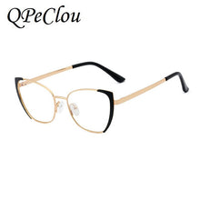 Load image into Gallery viewer, 2023 Metal Anti-blue Glasses Frame Women Sexy Purple Optical Transparent Eyeglasses Female Spectacles Oculos Feminino