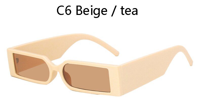 Small Rectangle Sunglasses Men Retro Square 90S Sun Glasses For Women –  Cinily