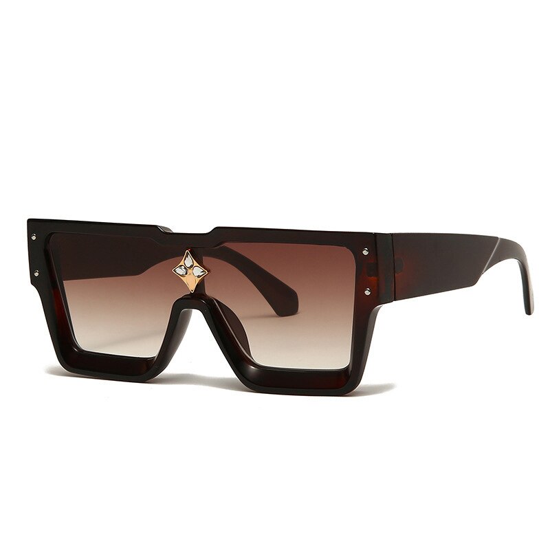  LIXX Trendy Square Diamond Sunglasses Women Men Retro