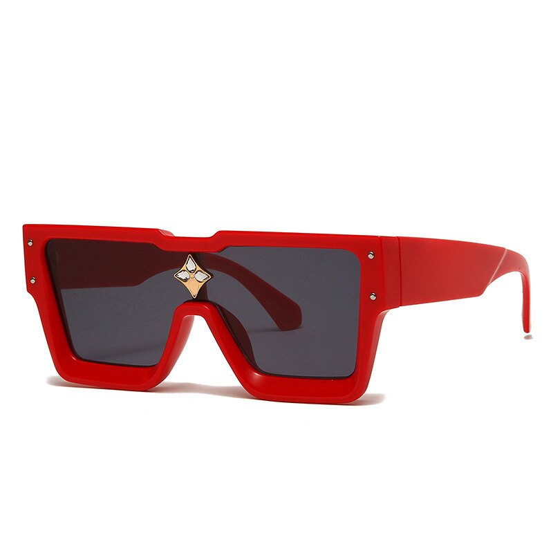  LIXX Trendy Square Diamond Sunglasses Women Men Retro