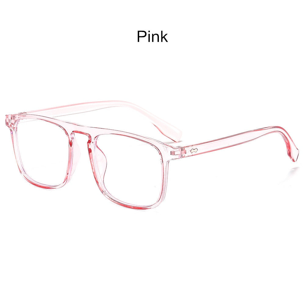 Square Glasses 2023 Women Blue Light Blocking Glasses Clear Computer G –  Cinily