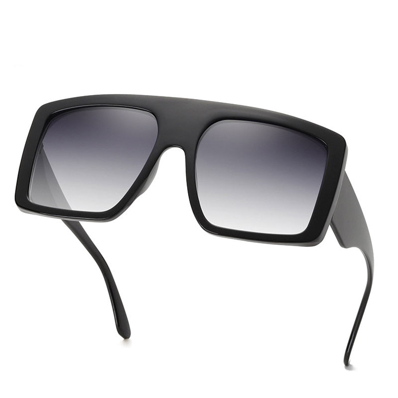 80058VE VIVANT EYEWEAR Women's Plastic Large Flat Top Rimless Shield F –  Sunny Sunglasses