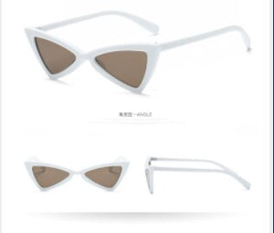 2023 Star Celebrity Style Retro Cat's Eye Sun Glasses Europe and America Bow Triangular Sun Glasses