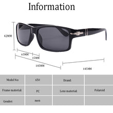 Load image into Gallery viewer, 2023 Tom Cruise Top Style Men Polarized Driving Sunglasses 007 Vintage Classic Sun Glasses Oculos De Sol Masculino