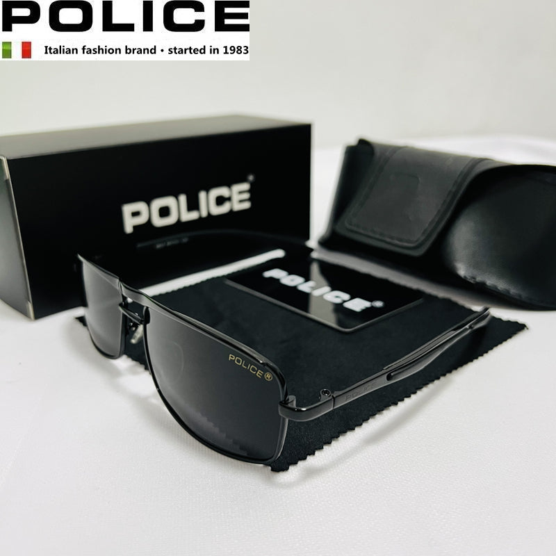 POLICE sunglasses for men, special driving polarized sunglasses