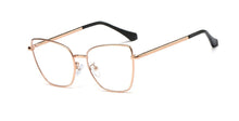 Load image into Gallery viewer, 48097 Cat Eye Irregular Ultralight Metal Glasses Frames Men Women Optical  Computer Glasses